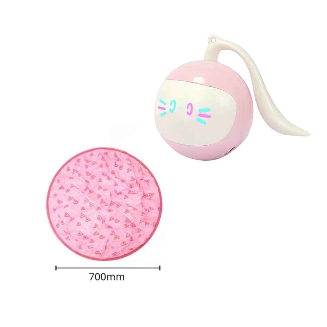 Automatic Funny Cat Toys Electric Motion Undercover Moving Bouncing Rolling Ball Interactive Toy For Indoor Cat Kitty Pet Toy  -  - Pets Crazy Shops -