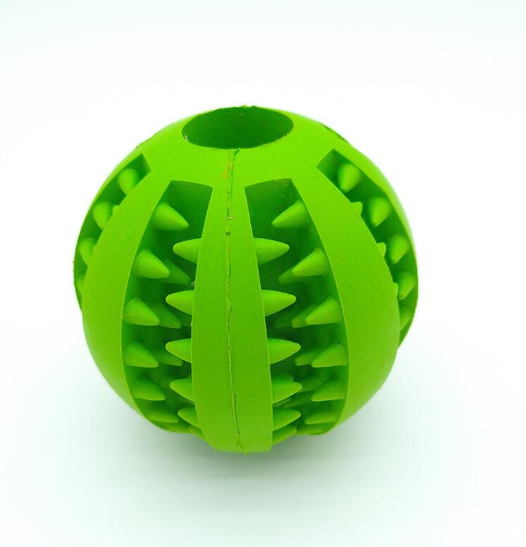 Pet Slow Feeder Dog Toy Cute Funny Rubber Dog Ball Toy  -  - Pets Crazy Shops -
