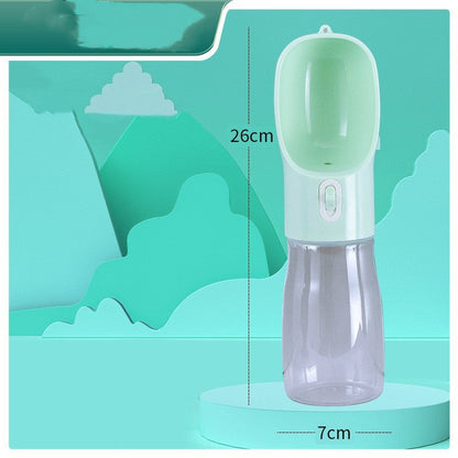 Portable Dog Water Bottle | & Feeder Bowl