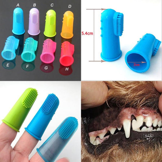 Super Soft Pet Finger Toothbrush  -  - Pets Crazy Shops -