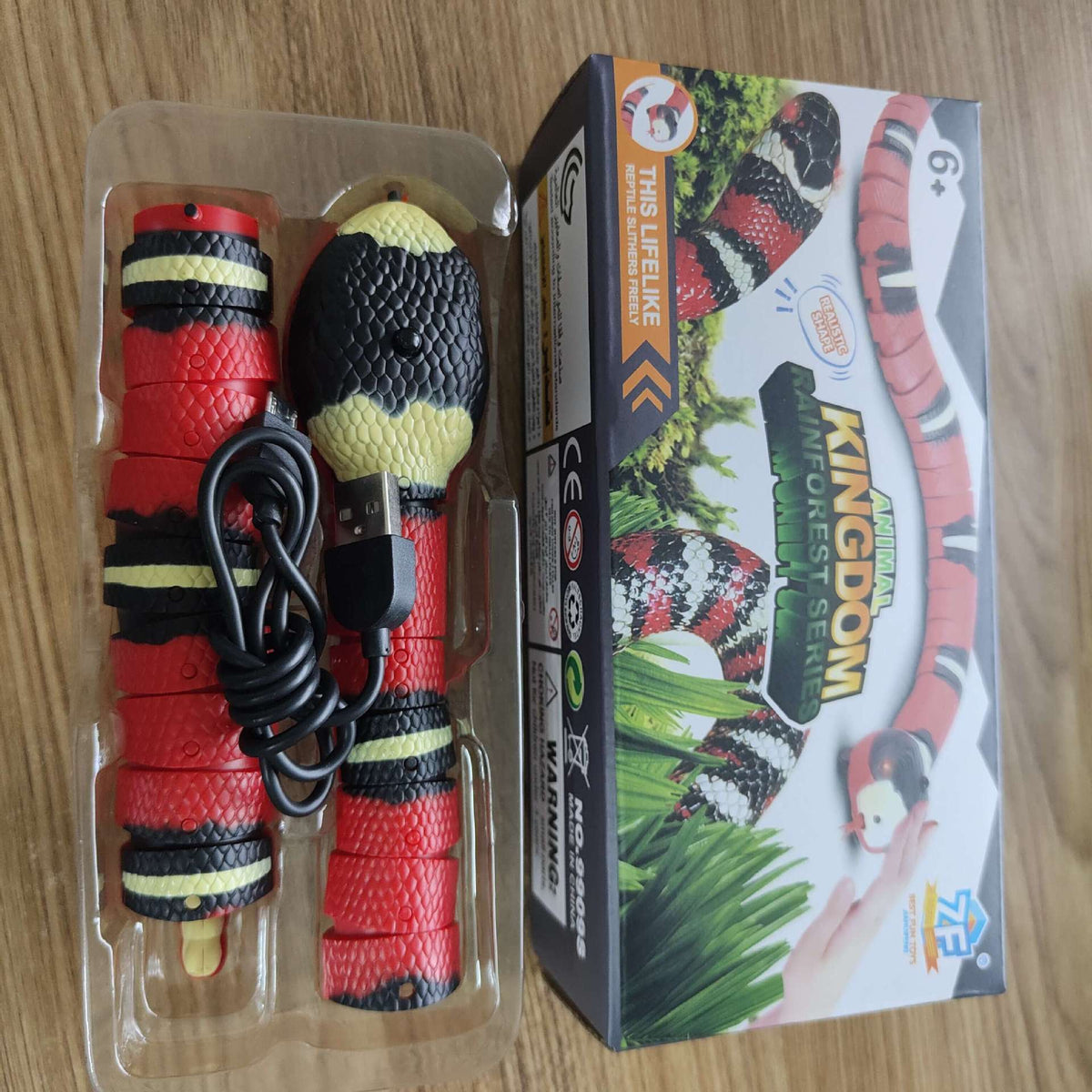 Smart Sensing Snake Cat Toys Electric Interactive Toys For Cats USB Charging Cat Accessories For Pet Dogs Game Play Toy  -  - Pets Crazy Shops -