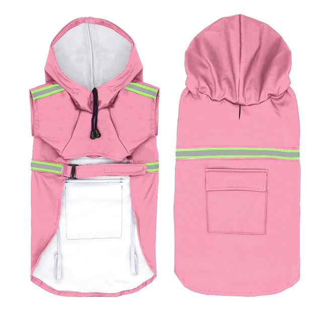 Waterproof Reflective Dog Raincoat  -  - Pets Crazy Shops -