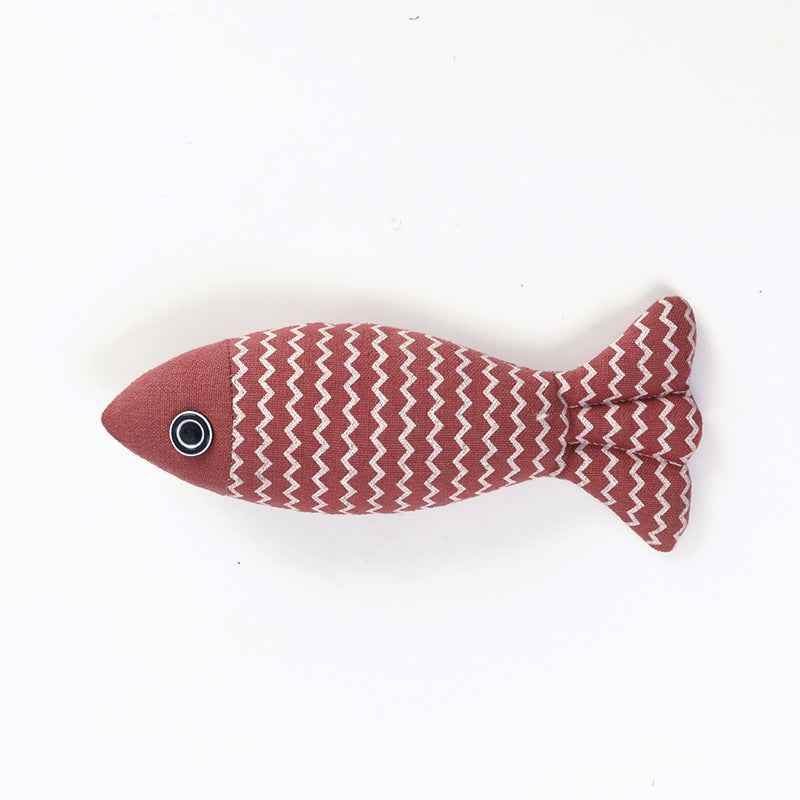 Cat Toy Funny Cat Linen Fish Pillow Self-hey Cat  -  - Pets Crazy Shops -