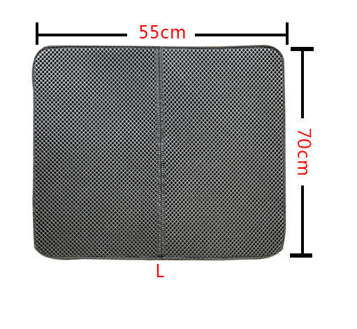 Double Layer Litter Cat Bed Pads Pet Cat Litter Mat Trapping Pets Litter Box Mat Pet Product Bed For Cats House Clean Mat  -  - Pets Crazy Shops -
