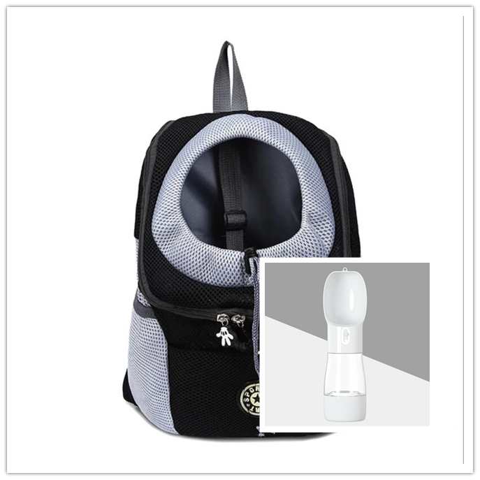 Pet Dog Carrier Carrier For Dogs Backpack Out Double Shoulder Portable Travel Outdoor Carrier Bag Mesh  -  - Pets Crazy Shops -