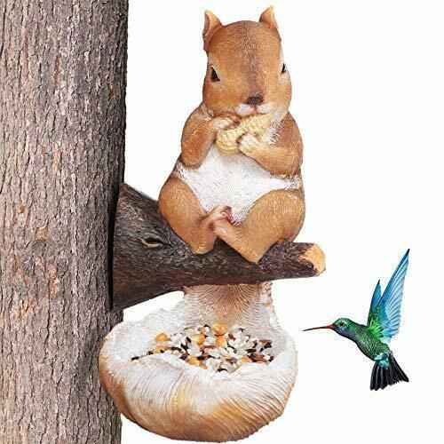 Cute Squirrel Bird Feeder For Garden Decoration  -  - Pets Crazy Shops -
