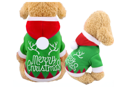 Christmas Pet Supplies Clothes Cat Cotton Clothes  -  - Pets Crazy Shops -