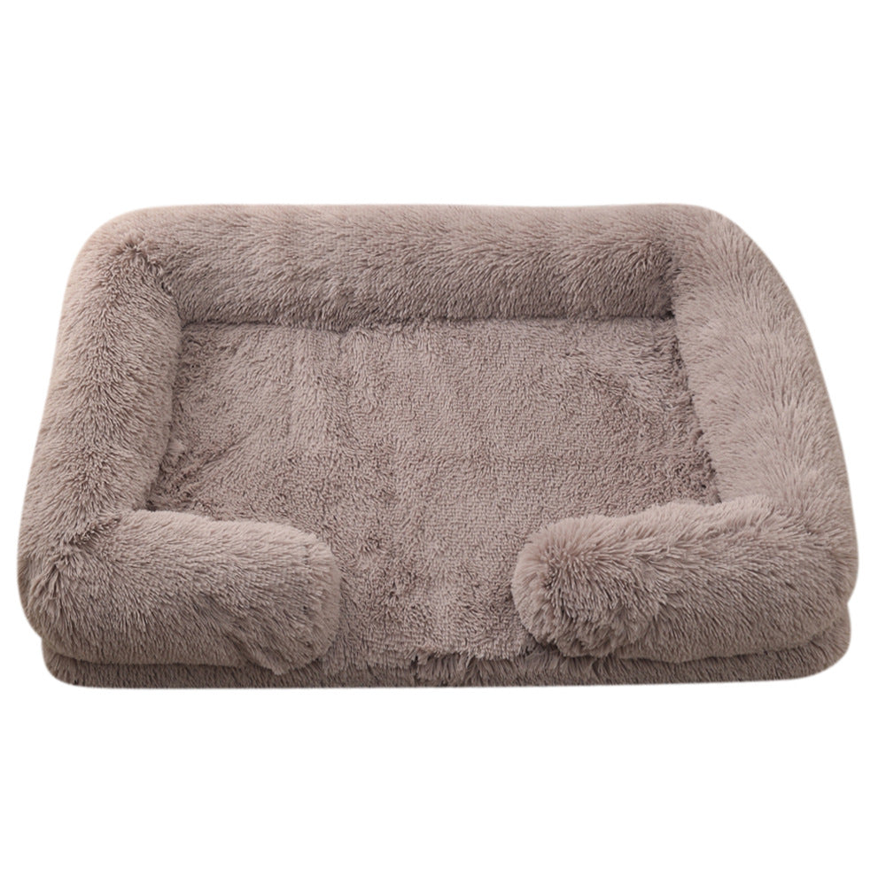Plush Round Pet Bed Dog Bed Winter  -  - Pets Crazy Shops -
