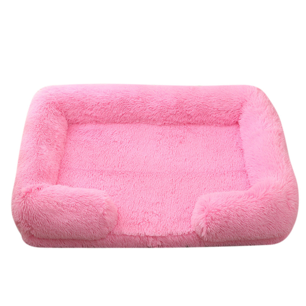 Plush Round Pet Bed Dog Bed Winter  -  - Pets Crazy Shops -