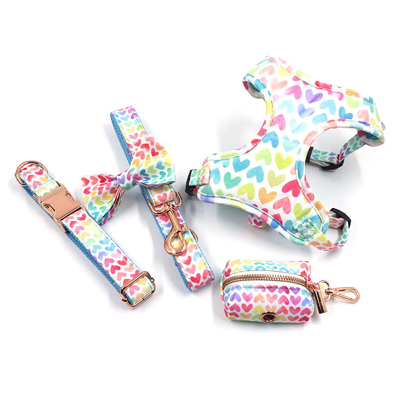 Pet Collar Leash Bow Trash Bag Set  -  - Pets Crazy Shops -