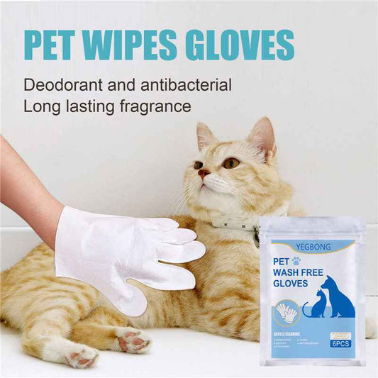 No-bath And Cat-free Non-woven Gloves  -  - Pets Crazy Shops -
