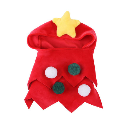 Cute Dog Cat Costume Christmas Cloak Halloween Disguise Cat  -  - Pets Crazy Shops -