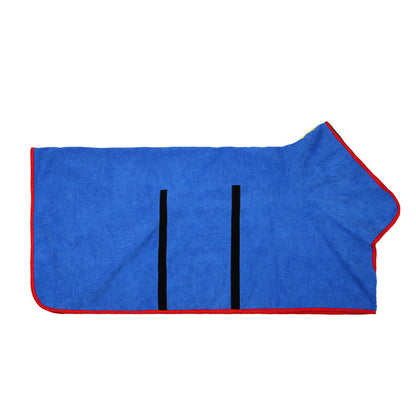 Absorbent Pet Bathrobe With Waist-wrapped Microfiber  -  - Pets Crazy Shops -