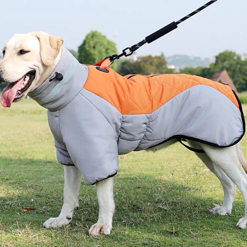 New Winter Dog Coat Waterproof Pet Clothes For Medum Large Dogs Warm Thicken Dog Vest Custome Labrador Jacket  -  - Pets Crazy Shops -