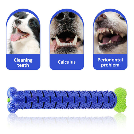Dog Toys Toothbrush TPR Chew Bite Teeth Cleaning Pet Molar Brushing Stick Dogs Toothbrush Chewing Bite Toy Durable Chewing  -  - Pets Crazy Shops -
