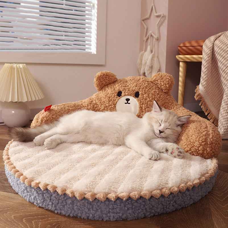 Winter Pet Bed Cat Sleeping Nest  -  - Pets Crazy Shops -