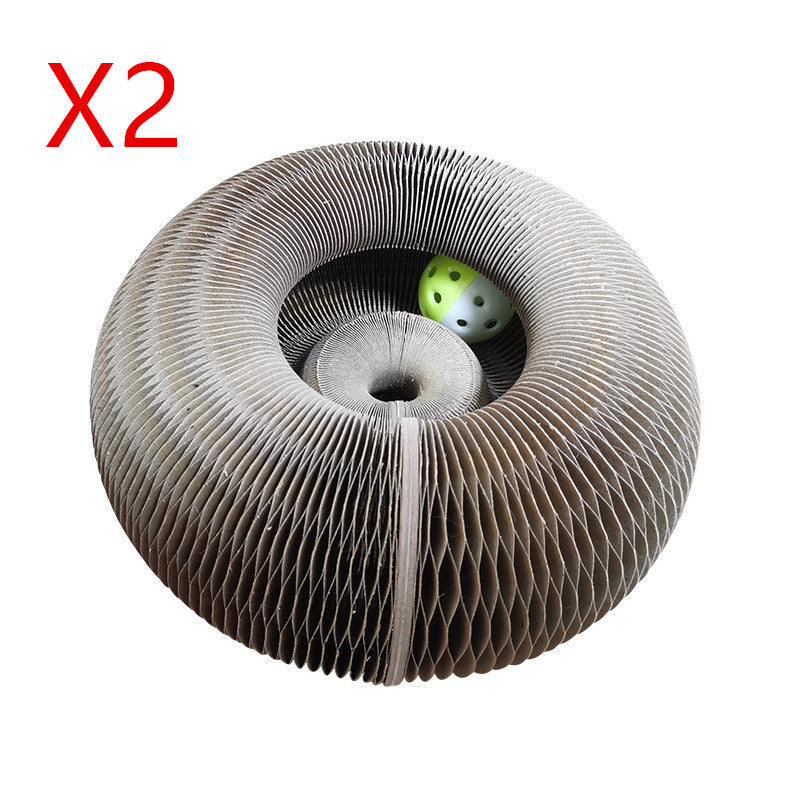 Magic Organ Cat Scratchers 2 In 1 Funny Shaped Cat Scratching Board Foldable Convenient Recyclable Durable Cat Scratcher  -  - Pets Crazy Shops -