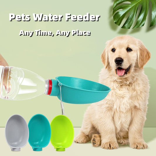 Portable Dog Drinking Bowl Outdoor Water Feeding Pet Outside Water Cup Dog Kettle For Small Breeds Dogs Pets Products  -  - Pets Crazy Shops -