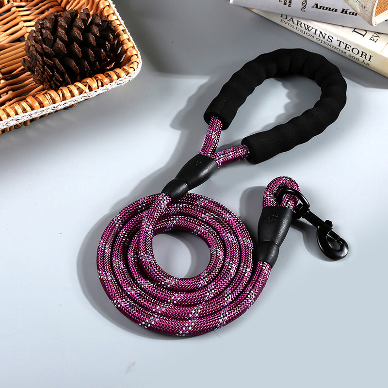 Reflective Nylon Round Rope Dog Leash  -  - Pets Crazy Shops -
