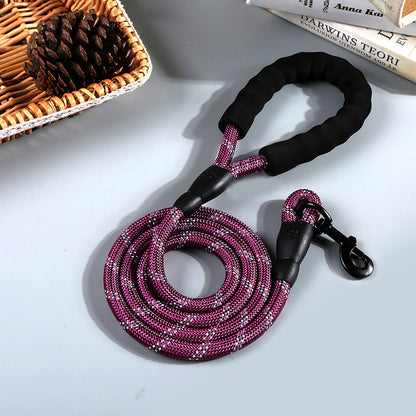 Reflective Nylon Round Rope Dog Leash  -  - Pets Crazy Shops -
