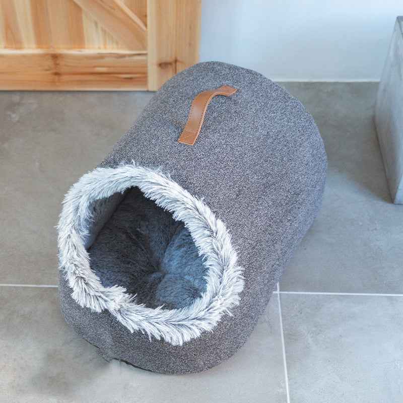 Polar Warm Cat Litter Closed Cat Sleeping Bag Large Winter Deep Sleep Cat Bed  -  - Pets Crazy Shops -