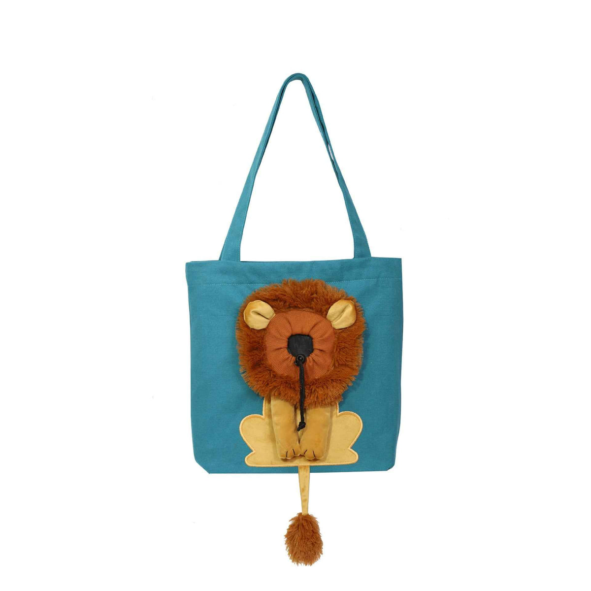 Soft Pet Carriers Lion Design Portable Breathable Bag Cat Dog Carrier Bags Outgoing Travel Pets Handbag With Safety Zippers  -  - Pets Crazy Shops -