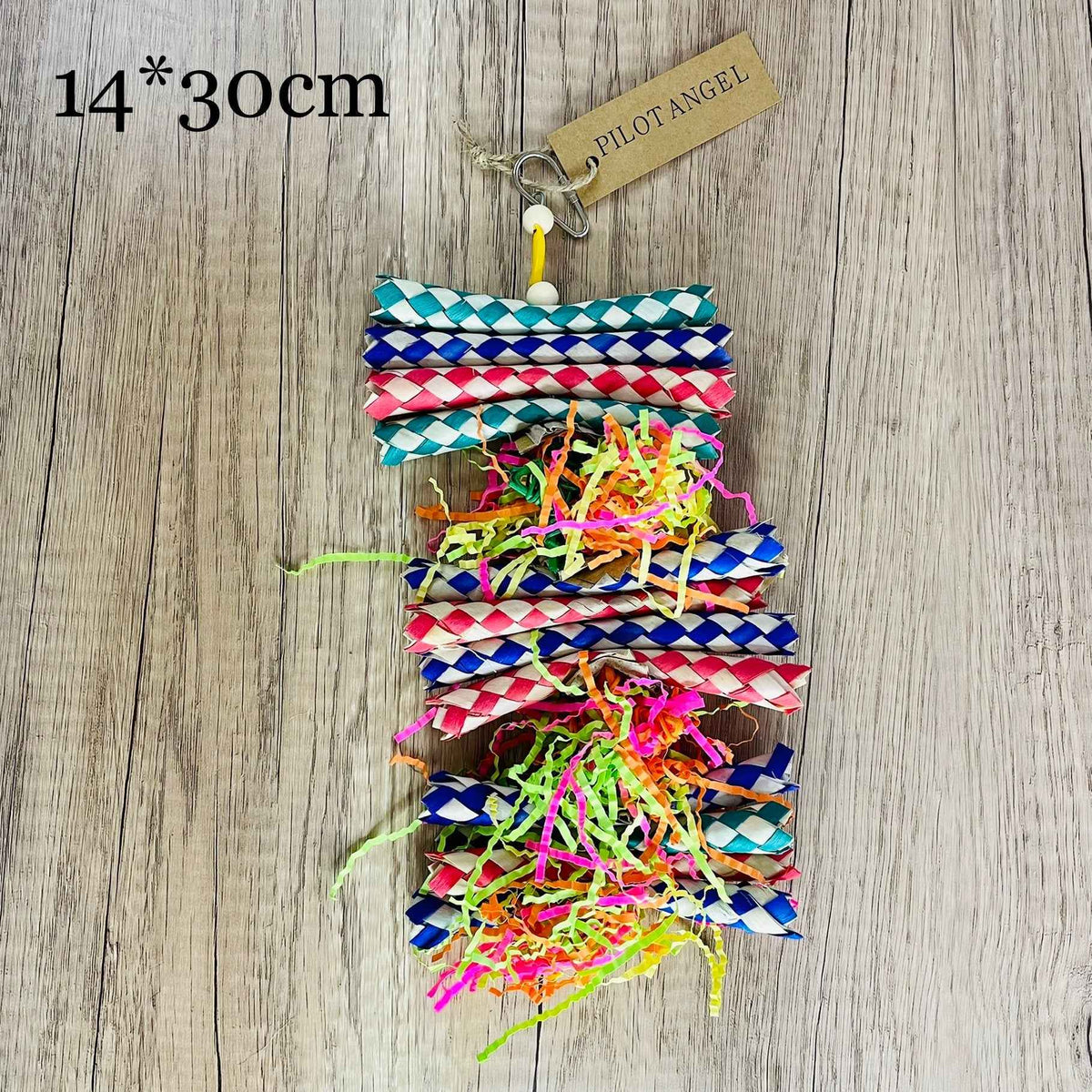 Parrot Toy Woodskin Hand-woven Boredom Cage Supplies  -  - Pets Crazy Shops -
