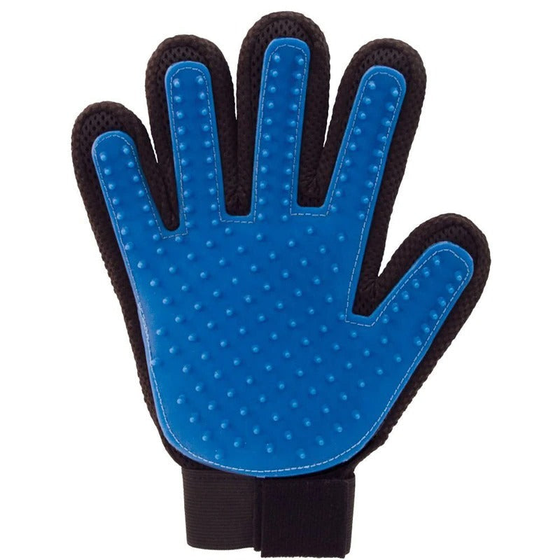 Pet Grooming & Deshedding Glove | Dog & Cat Hair Removal Massage Glove