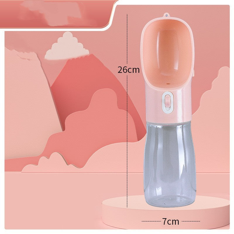 Portable Dog Water Bottle | & Feeder Bowl