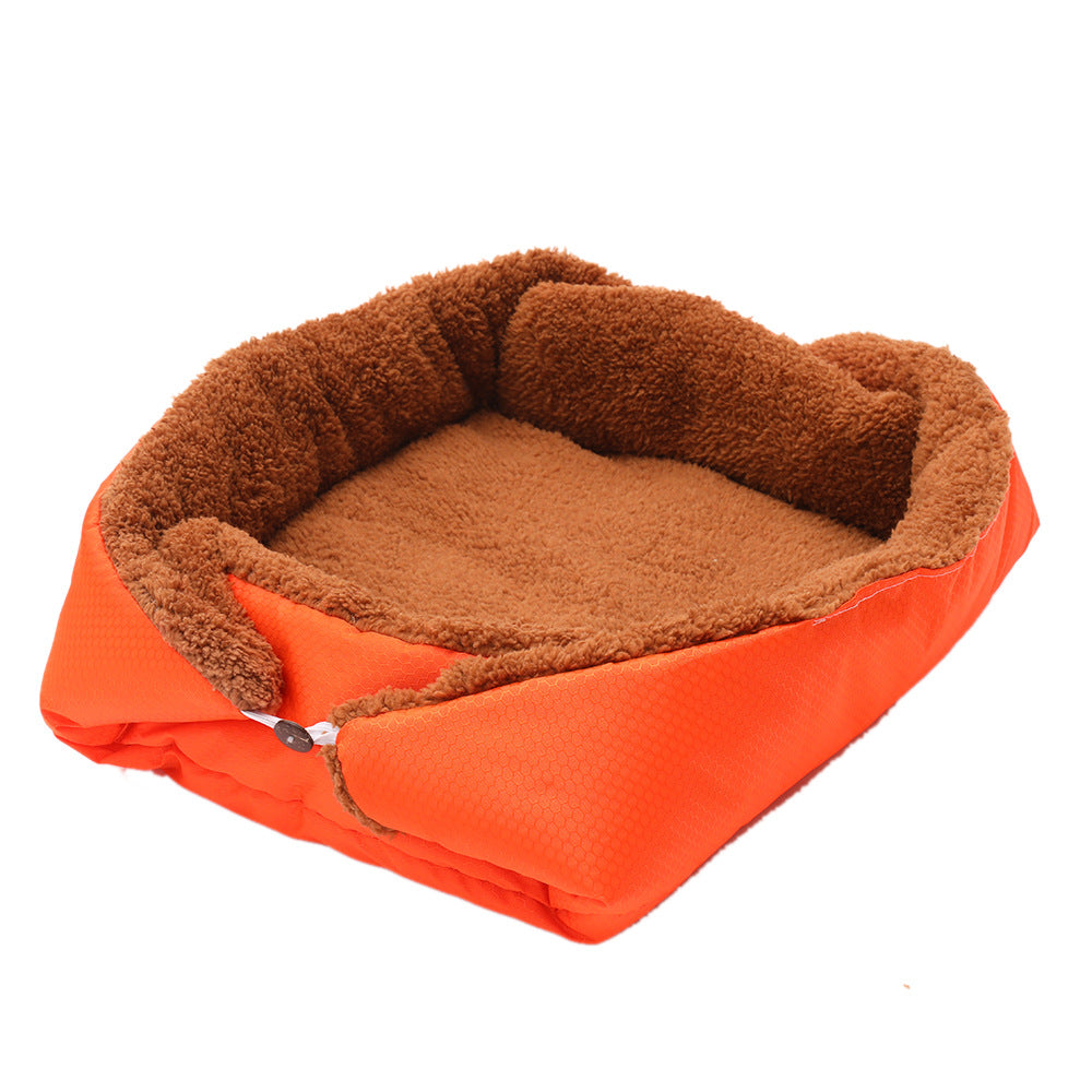 Pet Bed Mat New Pet Soft Dog Cat Blanket Fleece Cat Bed Mat Soft Warm Sleep Mat Cat Supplies Winter Foldable Pet Cushion  -  - Pets Crazy Shops -