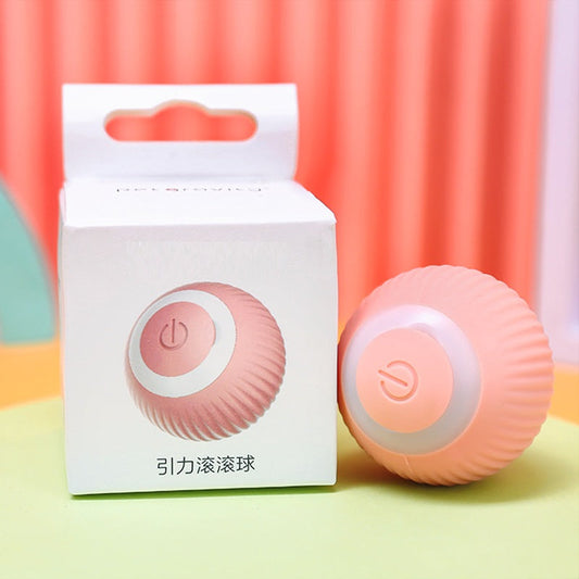Self-Hi Relieving Stuffy Cat Teaser Smart Rolling Ball  -  - Pets Crazy Shops -