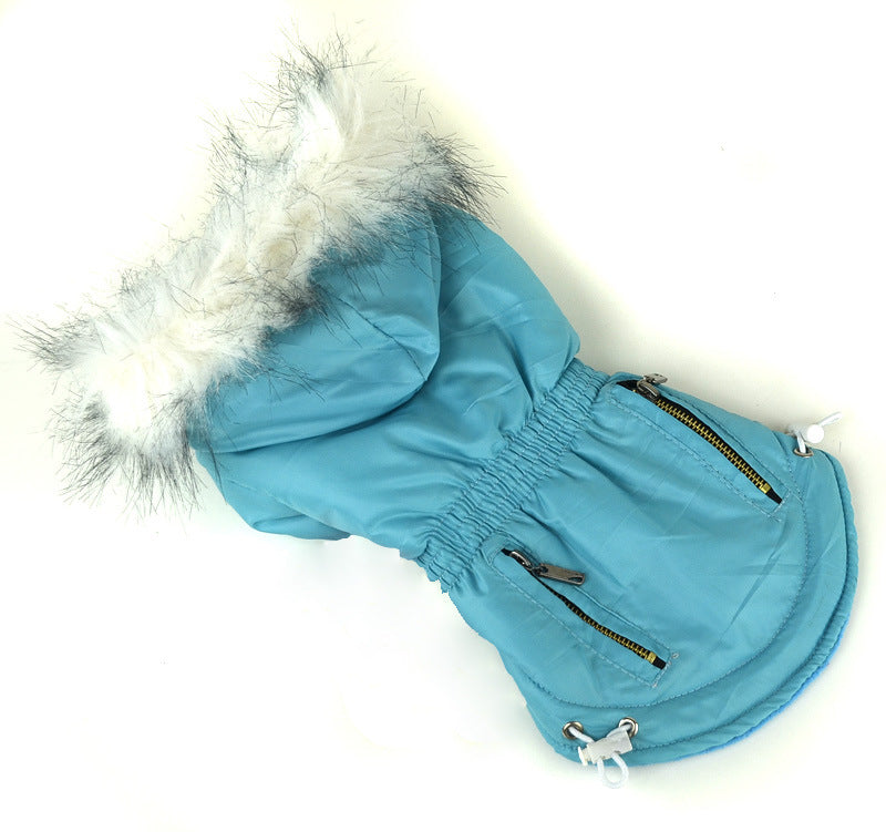 Zippered Cotton Padded Clothes For Pets  -  - Pets Crazy Shops -