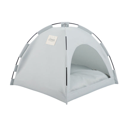 Cat Tent Cooling Mat  Dog House Pet Sofa Camping Dog Bed With Cushion For Dog Kennel Indoor Cat Nest Cat Bed Pets Products  -  - Pets Crazy Shops -