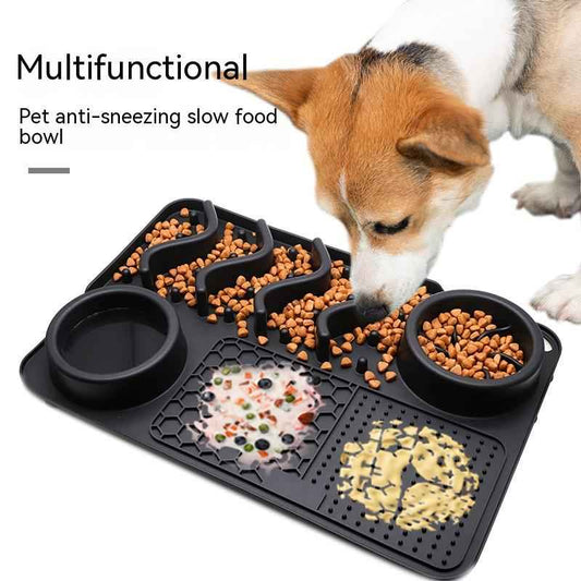 Dog Silicone Licking Pad Pet Licking Mat Silicone Smelling Mat Multifunctional Food Bowl Pets Supplies  -  - Pets Crazy Shops -