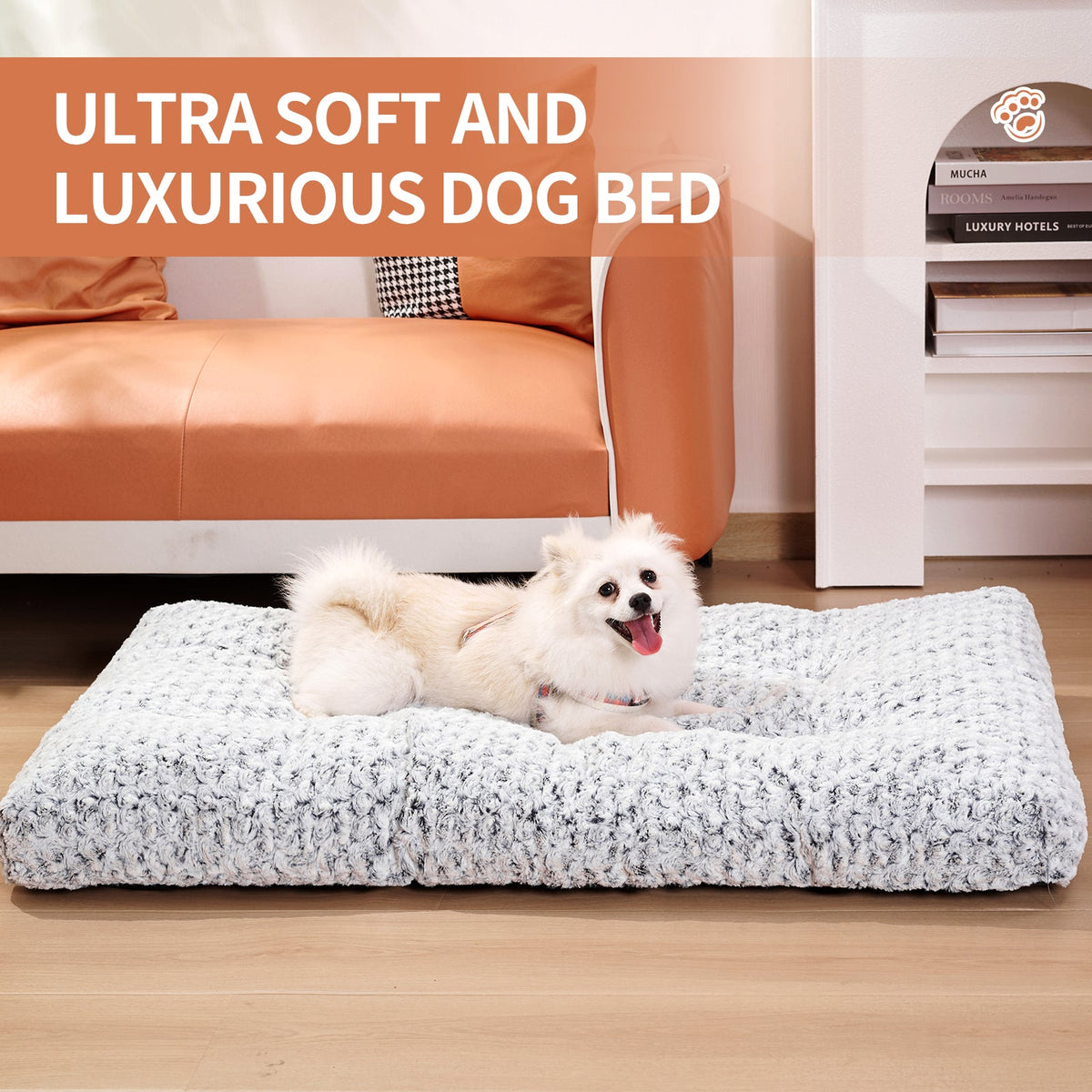 Dog Beds Thickened Rose Velvet Pet Kennel Bed Mat More Cotton Soft Fluffy Washable Dog Bed  -  - Pets Crazy Shops -