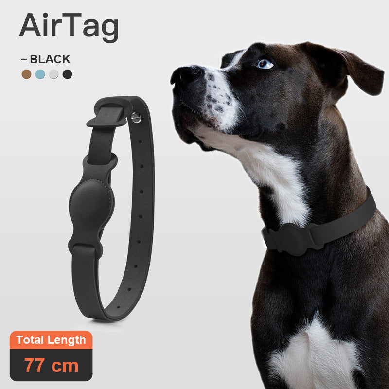 Anti-lost Device Cat And Dog Pet Collar Chain Leather Case  -  - Pets Crazy Shops -