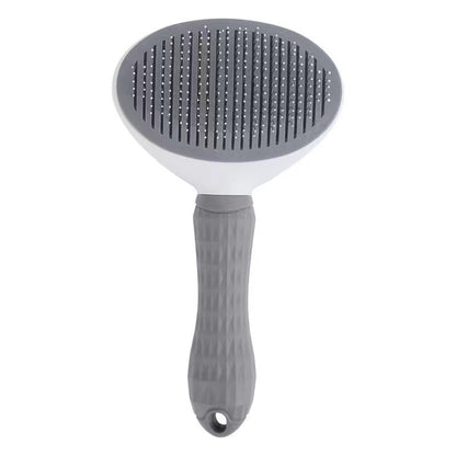 Cat Self-Cleaning Comb Stainless Steel Dog Comb Hair Brush One Key To Remove Floating Artifact  -  - Pets Crazy Shops -