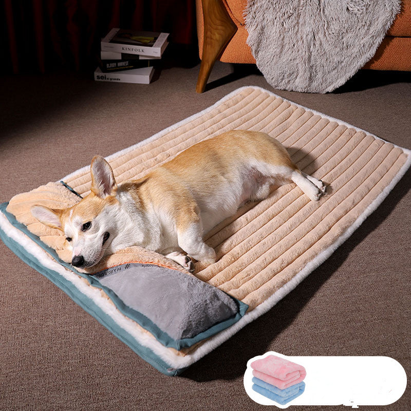 Winter Warm Dog Kennel Pillow Dog Mat Dog Sleeping Mat Sleeping Cat  -  - Pets Crazy Shops -