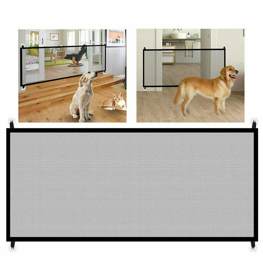 Pet Dog Fence Gate Safe Guard Safety Enclosure Dog Fences Dog Gate The Ingenious Mesh Magic Pet Gate Pet Supplies Dropshipping  -  - Pets Crazy Shops -