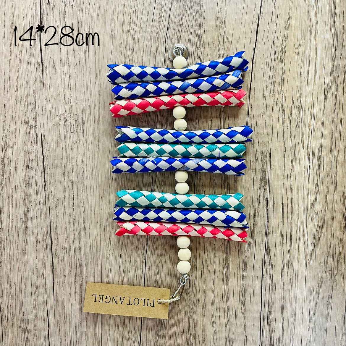 Parrot Toy Woodskin Hand-woven Boredom Cage Supplies  -  - Pets Crazy Shops -