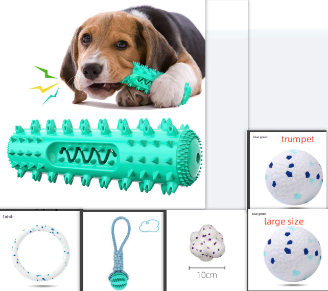 Pet Supplies Vocal Pet Dog Teething Stick Cleaning Dog Toothbrush Vent Chewing Dog Toy  -  - Pets Crazy Shops -