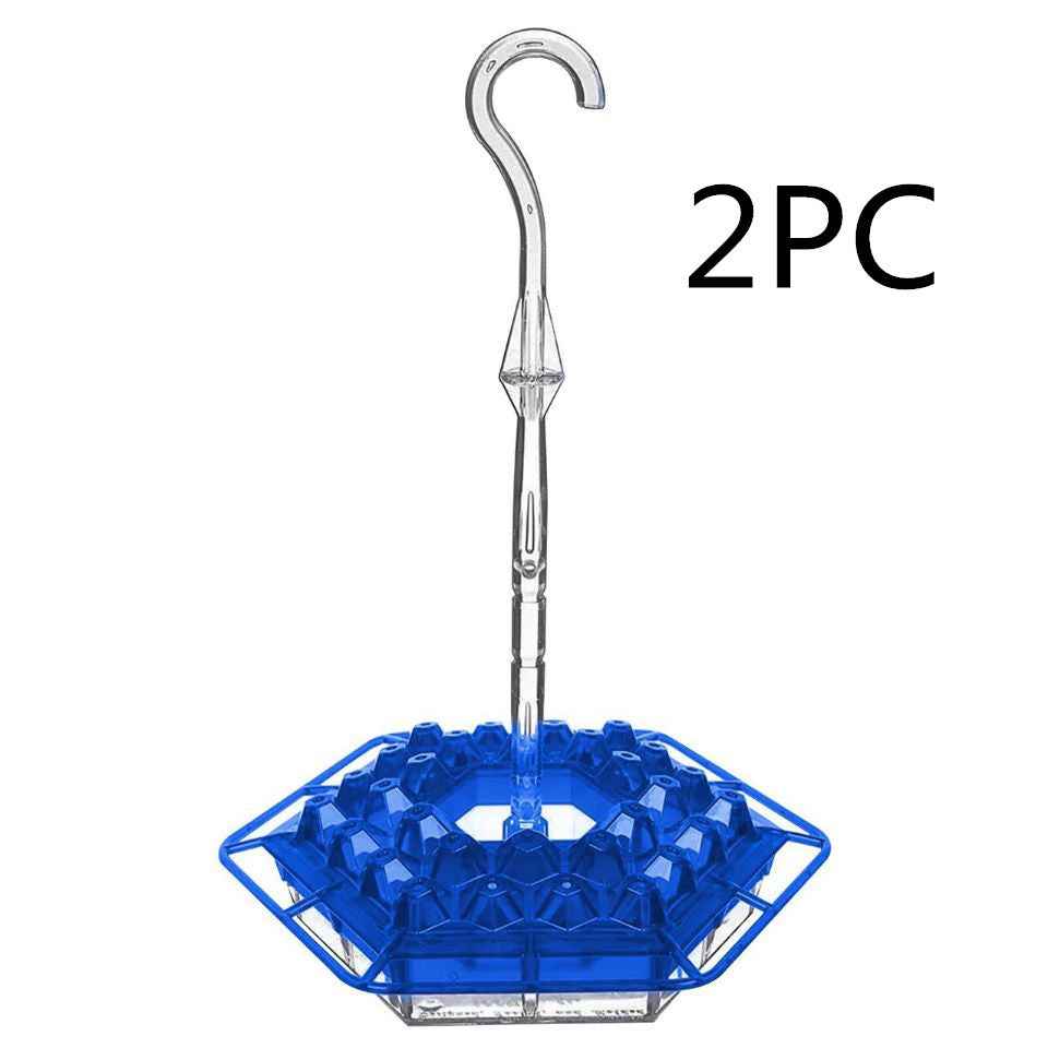 Hanging Red Hexagonal Hummingbird Feeder With Hook  -  - Pets Crazy Shops -