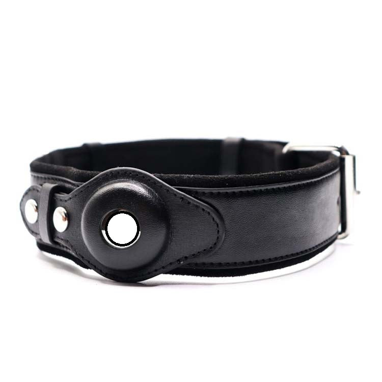 Location Tracker First Layer Leather Dog Pet Collar  -  - Pets Crazy Shops -
