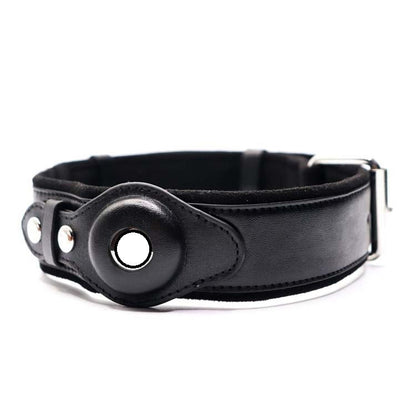 Location Tracker First Layer Leather Dog Pet Collar  -  - Pets Crazy Shops -