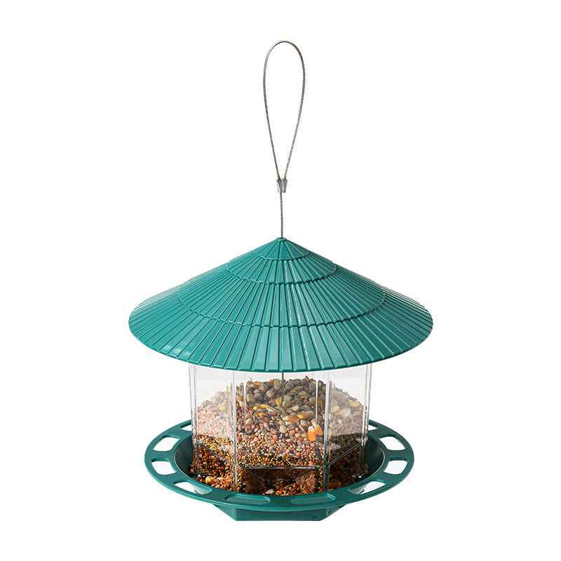 Outdoor Garden Hanging Transparent Bird Feeder  -  - Pets Crazy Shops -