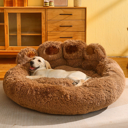 Kennel Warm Medium Large Dog Corgi Golden Retriever Bed Fleece-lined Sofa Mattress  -  - Pets Crazy Shops -