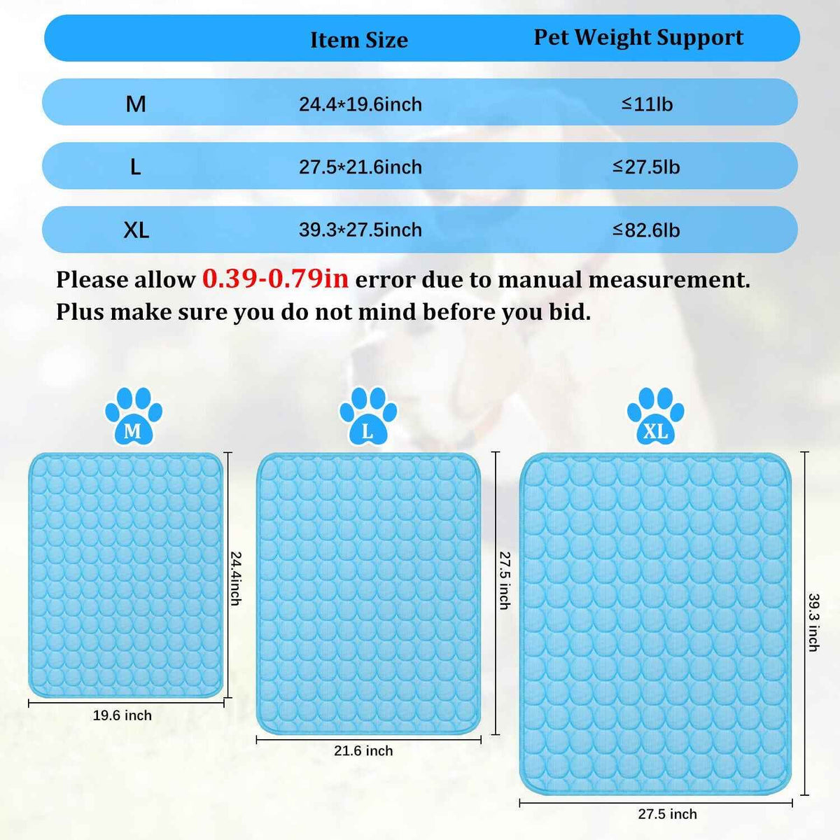 Pet Cooling Mat Cool Pad Cushion Dog Cat Puppy Blanket For Summer Sleeping Bed Dog Cooling Bed Pet Cooling Mat  -  - Pets Crazy Shops -