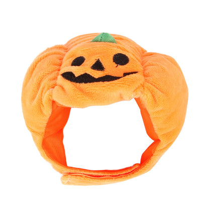 Cute Pet Hat Halloween Pumpkin Pet Dog Cat Hat Dress Up Headdress Small Dog Cat Cosplay Costume Decorative Hat Pet Accessoires  -  - Pets Crazy Shops -