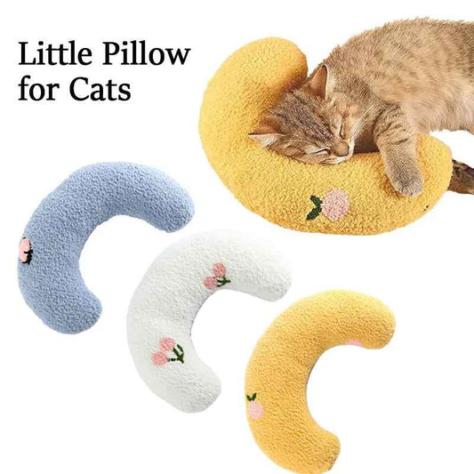 Little Pillow For Cats Fashion Neck Protector Deep Sleep Puppy U-Shaped Pillow Pets Pillow Kitten Headrest Dog Sleeping Pillow Pet Products  -  - Pets Crazy Shops -