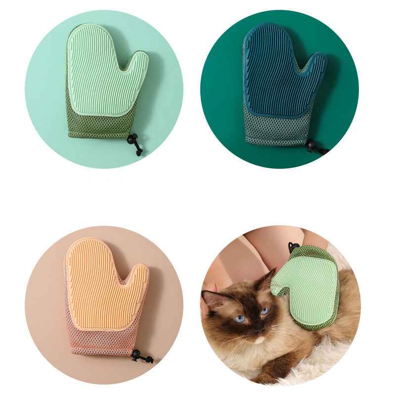Comb 2-in-1 Floating Hair Removal Pet Gloves Pet Supplies Dog Cat Hair Remove  -  - Pets Crazy Shops -